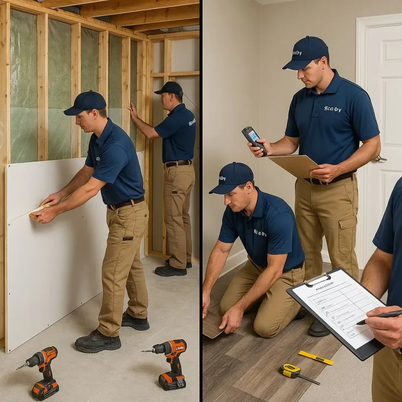 Repairs and Reconstruction process in South Chicago Heights, IL